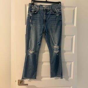 Mother Jeans Insider Crop Step Fray size- 31